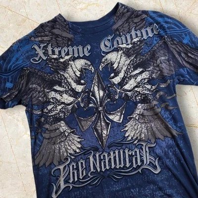 Camiseta De Colección Xtreme Couture Randy Couture The Natural Para Hombre L MMA UFC Affliction  Foto 1 de 4