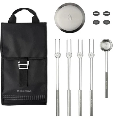 Solo Stove Mesa XL Accessory Pack Stainless Steel Tool Kit W/ Carrying Case
