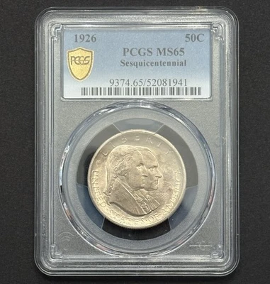 1926 Sesquicentennial Hale Dollar — PCGS MS65 🔥  - Image 1 of 4