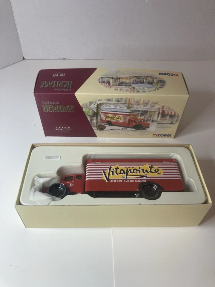 CORGI COLLECTION HERITAGE 1:50 Berliet GLR Fourgon - Vitapointe, Paris 73006 New - Image 1 of 4