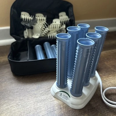 Calista Tools Ion Hot Hair 12 rodillos estilo largo conjunto y estuche de almacenamiento ¡PROBADO! Foto 1 de 4