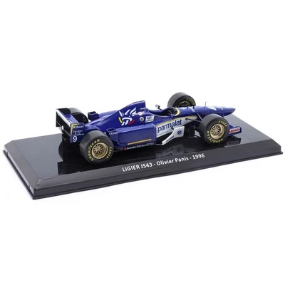 1:24 Ligier JS43 Olivier Panis 1996 F1 Ixo Hachette Diecast WRINKLED BLISTER - Image 1 of 3