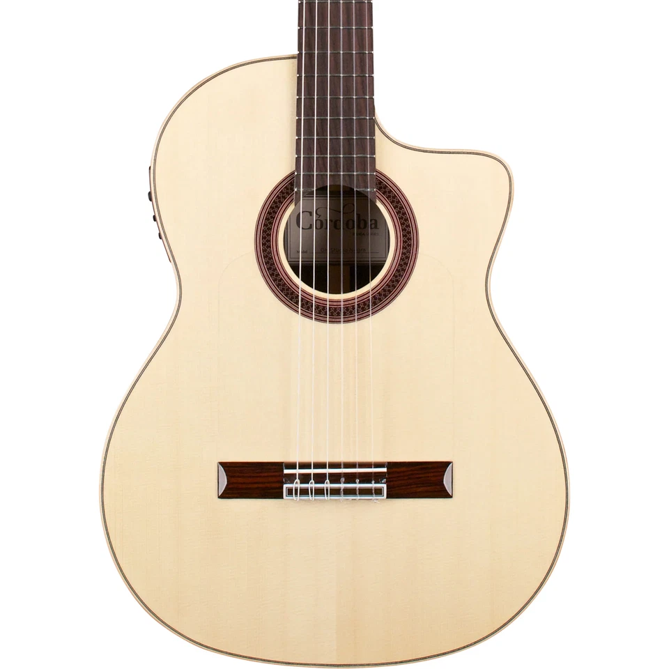 Cordoba GK Studio Negra Nylon String Acoustic Electric Guitar Natural Finish - Image 1 of 1