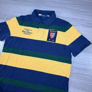 Polo Ralph Lauren Maglia Crest Leoni Righe Divisione Atletica Multicolore TG 2XL - Foto 1 di 7