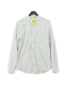 Hollister Men's Shirt M Cream Cotton with Elastane Basic - Picture 1 of 6