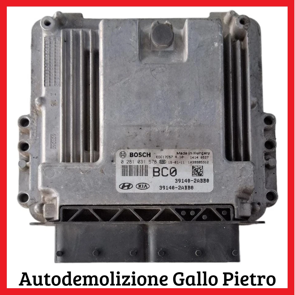 Centralina iniezione controllo gestione motore ECU ECM HYUNDAI i30 1.6 crdi 2015 - Immagine 1 di 1