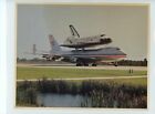 SPACE SHUTTLE COLUMBIA Returns on 747 after 3rd Mission- NASA Collection 8x10 