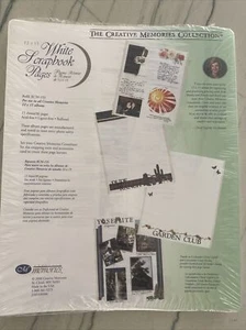 Creative Memories 12 X 15 White Scrapbooking Pages  12x15 Refill RCM-15S - Picture 1 of 6