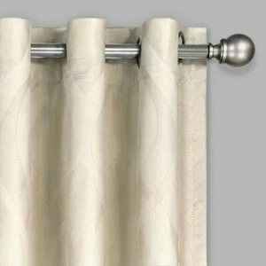 Eclipse Palisade 84x52" Thermalined Curtain Panel - Ivory - Picture 1 of 2