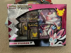 Pokemon TCG Dark Sylveon V Celebrations Collection Box Factory Sealed - Picture 1 of 2