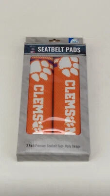 2 fundas de almohadilla de cinturón de seguridad de hombro de colores para auto camión de la NCAA Clemson Tigers Foto 1 de 4