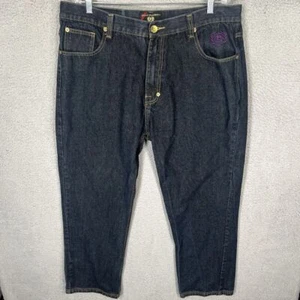 Phat Farm Jeans Mens 40x34 (38x29) Blue Classics Flap Pocket Y2K Denim - Picture 1 of 9