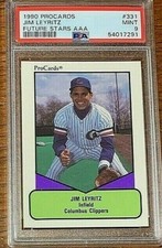 1990 Procards AAA Future Stars Baseball #331 Jim Leyritz PSA 9 Pop 2