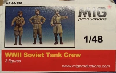 MODELLISMO- Soviet Tank Crew WWII  - MIG P 1/48 scale - Immagine 1 di 2