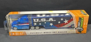 JADA JUST TRUCKS PETERBILT MODEL 387 HAULER U.S.A FLAG 14” - Picture 1 of 13