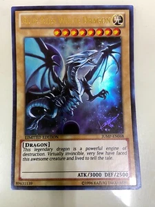 YuGiOh Blue-Eyes White Dragon Ultra Rare LIMITED EDITION Promo JUMP-EN068 LP - Picture 1 of 2