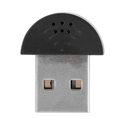 (Black)KIKYO Mini-USB-Mikrofon USB-Mikrofon Hochempfindliche BHC - Bild 1 von 4