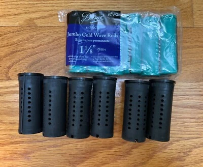 Oferta, Lote de 12 Varillas Jumbo Onda Fría, Disponibles en 2 Tallas, Color Verde y Negro Foto 1 de 4