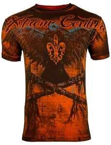 Camiseta para hombre Xtreme Couture By Affliction lado oscuro ciclista tatuaje rojo S-5XL - Imagen 1 de 9