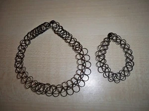 10 x Tattoo 20 teilig Henna Gothic Retro Strech Tatoo Halsband + Armband - Bild 1 von 6