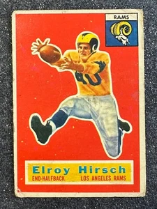 1956 Topps Elroy 'Crazy Legs' Hirsch #78 Los Angeles Rams (2x All-Pro/3x PB/HOF) - Imagen 1 de 7