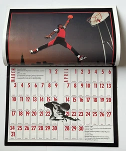Vintage 1991 Michael Jordan Wheaties Cereal Air Jordan Flight Club Calendar - Picture 1 of 4