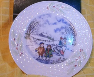 MIB BELLEEK WEIHNACHTSTELLER 1994 4. Ausgabe Feiertagsszenen in Irland - Eisläufer - Bild 1 von 3