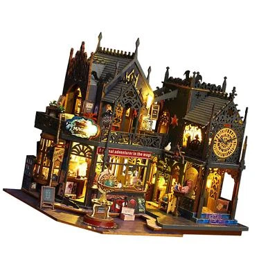 Miniature Dollhouse Furniture Kits for Kids Ages 12+ Handmade Room Box Model - Image 1 of 4