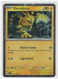 Pokémon Scarlet & Violet 151 Electabuzz 125/165 Cosmos Holo - Imagen 1 de 1