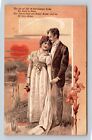 Novelty Romance My Heart is Thine of Bliss Divine Embossed 1909 DB Postcard K14