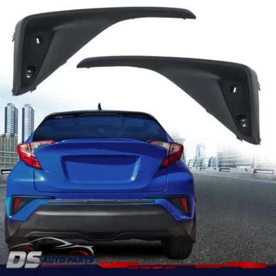 Fit For 2018-2021 Toyota C-HR Rear Driver and Passenger Side Bumper Filler Set - Image 1 of 4