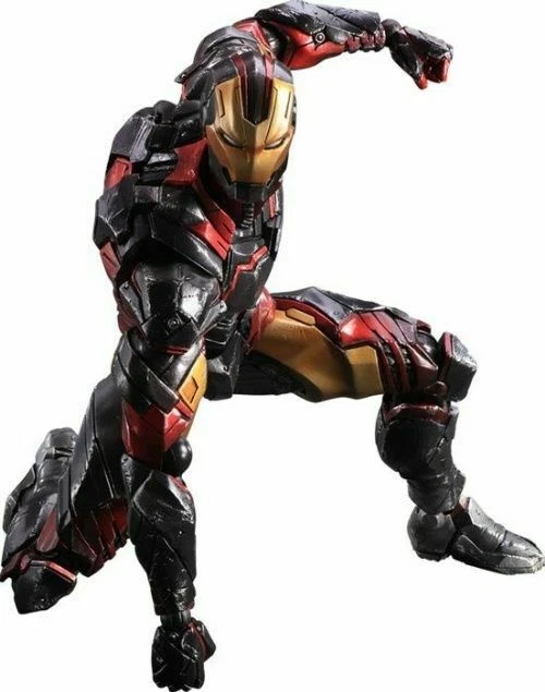 2015 Marvel Universe Square Enix Variant Play Arts Kai Iron Man Action Figure