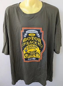 Camiseta boxer Gasoline Alley Craftsmanship 5XL talla grande talla grande motorista oliva - Imagen 1 de 2