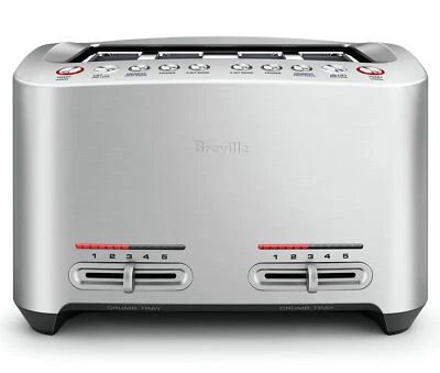 Breville the Smart Toast 4 Slice Toaster BTA845BSS - image 1 of 3