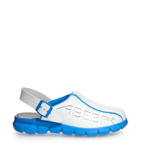 Scarpe da lavoro ABEBA zoccoli scarpa da lavoro Dynamic 7312 bianco blu gastronomia cura - Foto 1 di 8