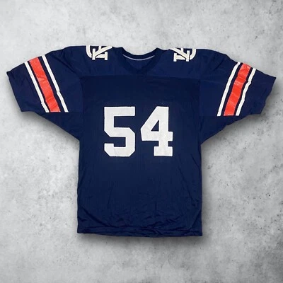 Camiseta de fútbol americano universitario Russell Athletic #54 grande vintage de los años 70 Auburn Tigers Foto 1 de 4