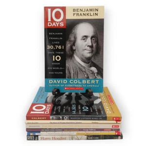 Children's Book Lot American History People Washington Franklin Edison 7 Books - Picture 1 of 19