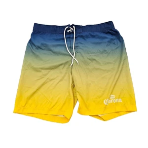 Corona Swim Trunks hybrid board shorts mens size Large multi colored beach mesh - Picture 1 of 12