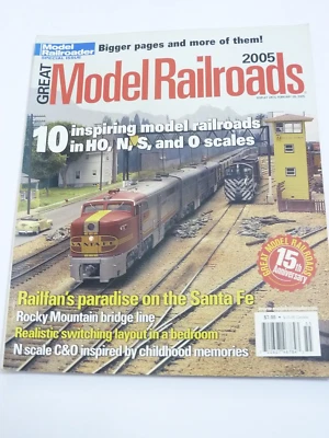 Great Model Railroads 2005. Model Railroader Magazine Annual. 114 pages. - Image 1 of 4