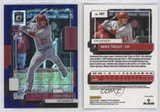 2022 Panini Donruss Optic Purple Pandora Prizm /99 Mike Trout #157