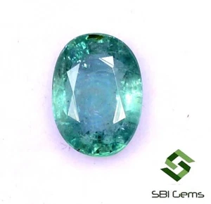 1.75 CTS Certified Natural Emerald Oval Cut 9x6.50 mm Faceted Loose Gemstone - Picture 1 of 6
