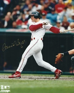 Signed 8x10 DAVID BELL Cleveland Indians Autographed photo - COA - Picture 1 of 1