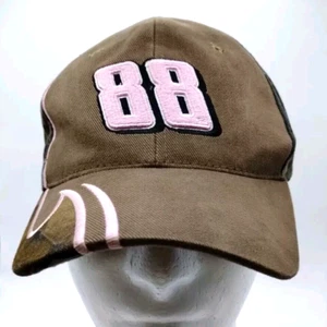 Dale Earnhardt Jr #88 Hat Adjustable Size Brown/Camo/Pink Stripe/Letters NASCAR - Picture 1 of 6