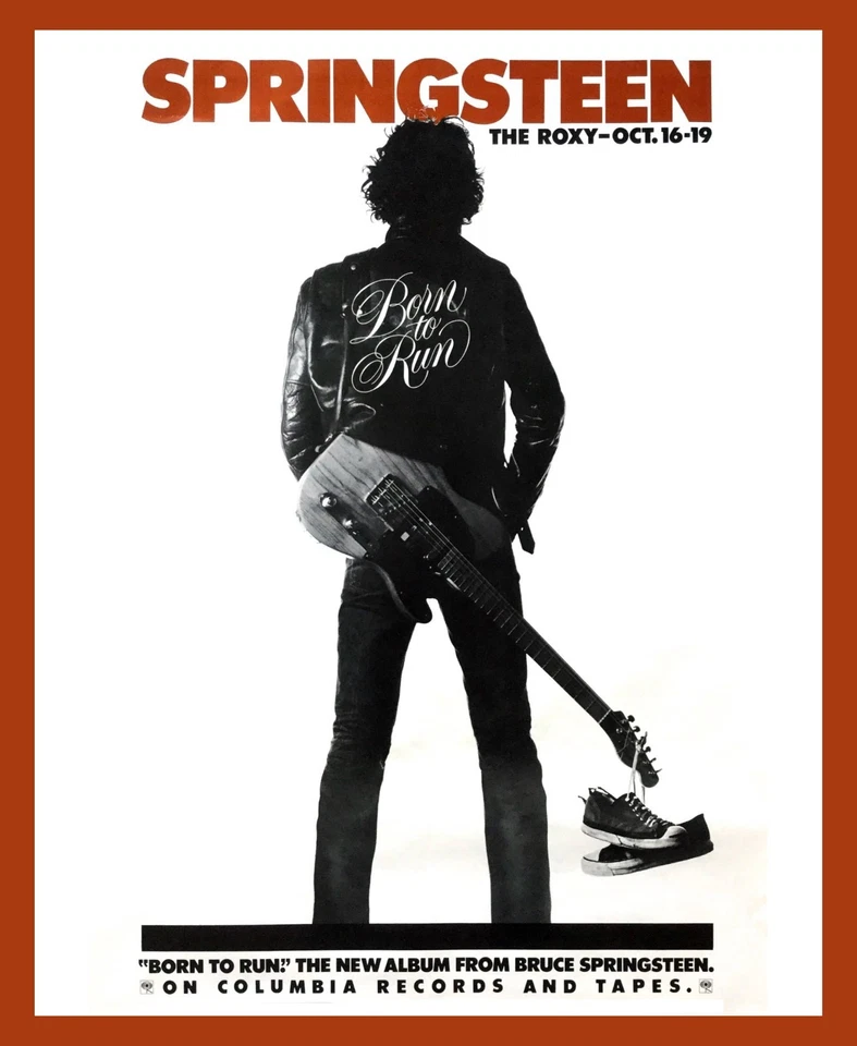 Bruce Springsteen - 1975 Born to Run Concert Wall Art Poster, 8x10 Photo - Image 1 of 1