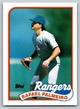 1989  Topps Traded #93T Rafael Palmeiro Texas Rangers