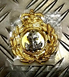 Royal Navy CPO Chief Petty Officer Cap / Beret Badge Genuine British Issue - NEW - Picture 1 of 6