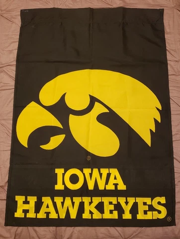 Iowa Hawkeye Banner Flag 41" X 29" Cover