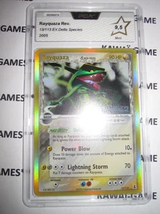 POKEMON RAYQUAZA 13/113 REVERSE HOLOFOIL EX DELTA SPECIES EN PCA 9,5 NO Psa POP1 - Picture 1 of 3