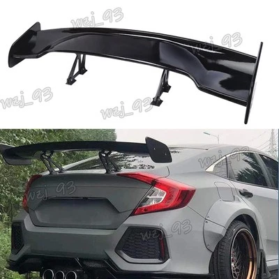 For Pontiac Grand Prix 47" Rear Trunk Spoiler Wing Racing GT-Style Wing Black Foto 1 de 4