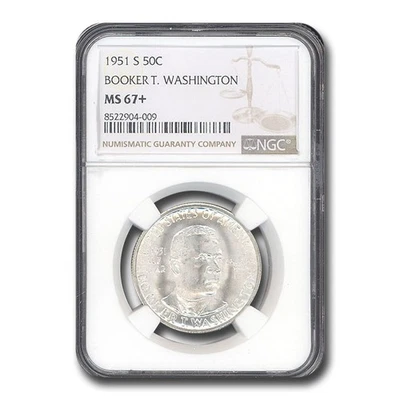 1951-S Booker T. Washington Half Dollar MS-67+ NGC - Image 1 of 3